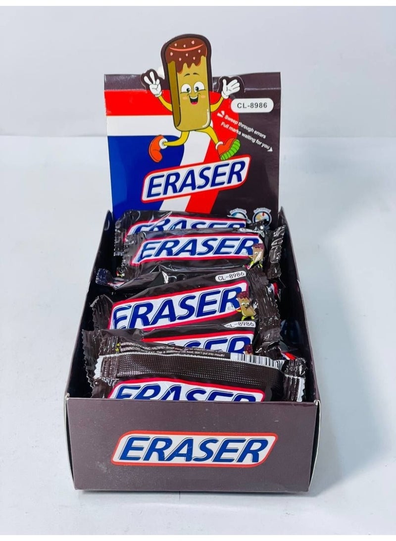 3D Chocolate Eraser, Clean Eraser, Unique Eraser, Ideal for Children and Students, 5 Pack - Image 3
