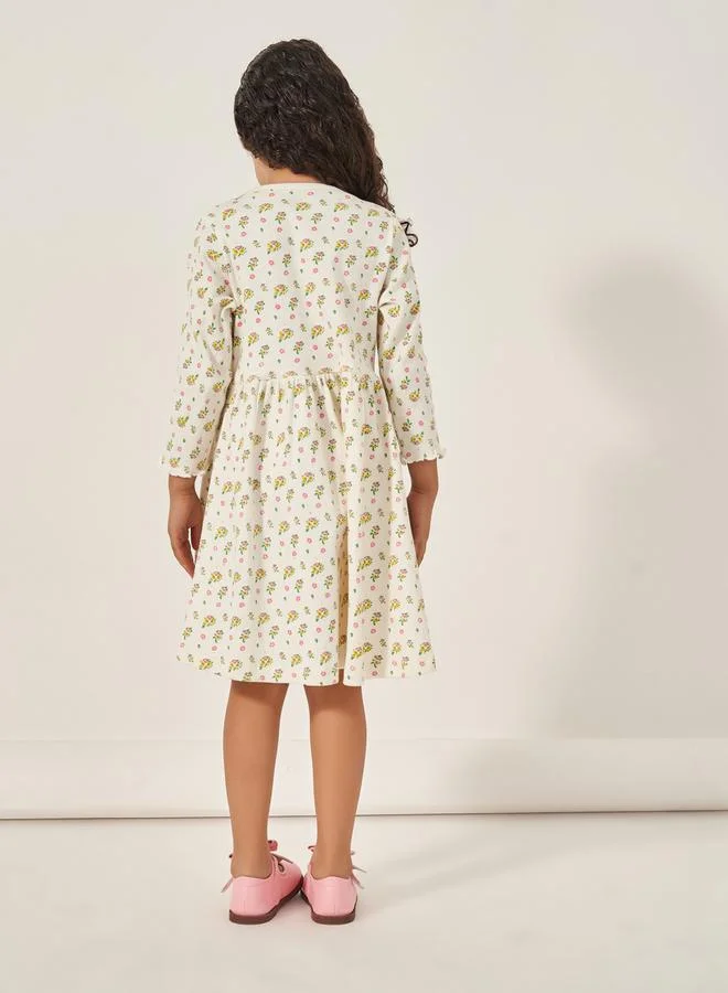 Styli Floral Print Dress