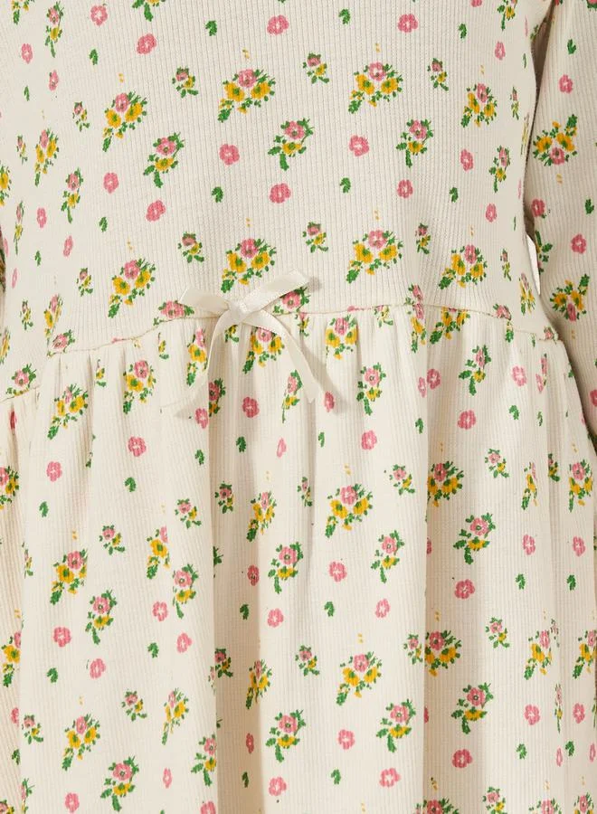 Styli Floral Print Dress