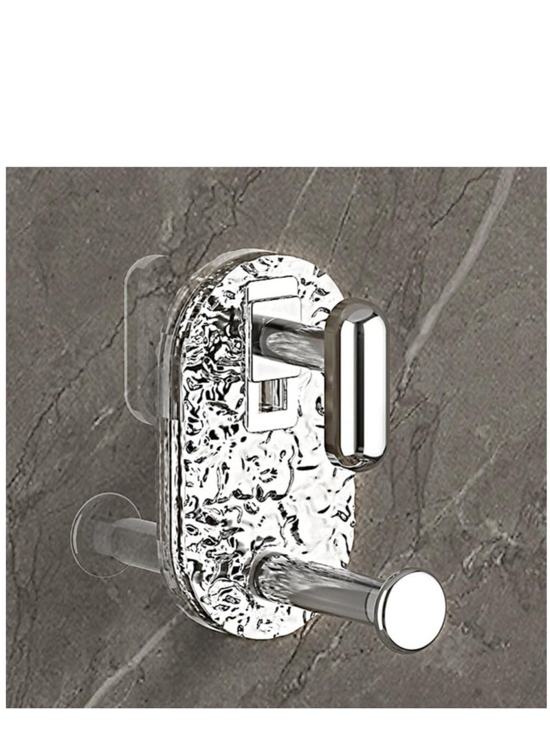 KASTWAVE 3pcs Acrylic Adhesive Hooks Wash Basin Hooks Stick on Wall Hooks Towel Hooks Hangers Holders for Hanging Clothes Towel Key Bathroom Bedroom Kitchen - Image 3