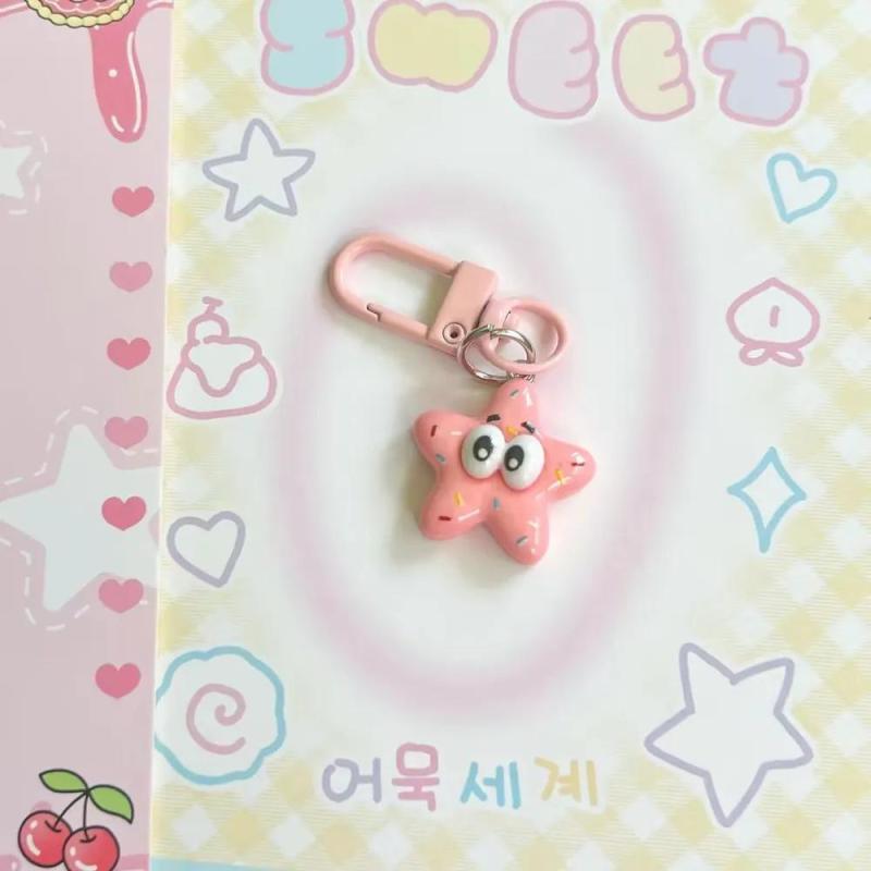 SpongeBob Keychain: High Quality Silicone Durable Resin Material - Character Design Keychain for Backpacks, Adults and Children - Image 4