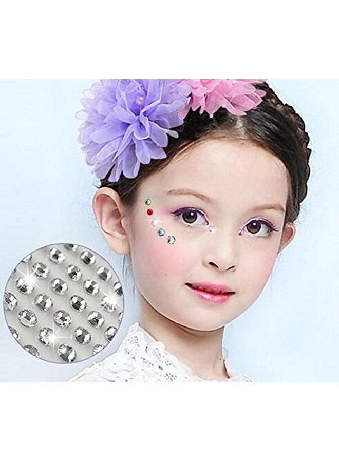 إيلاندي ورقة (91 قطعة) 4 أحجام مختلفة من ملصقات المجوهرات ذاتية اللصق ذات الظهر المسطح من أحجار الراين الكريستالية للحرف اليدوية والجسم والعينين والأظافر ومكياج المهرجانات والكرنفال (أخضر) - Image 4