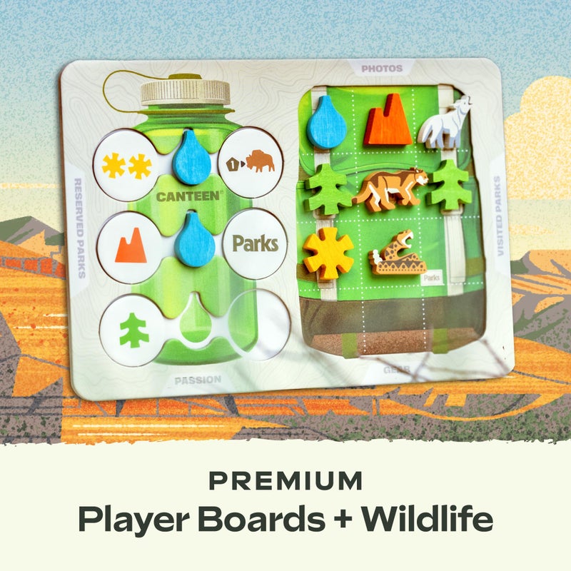 Keymaster Games Parks (2nd Edition) | Summit Deluxe | Beautiful Strategy Game for Families, Adults, Kids or Solo | Explore Nature and Outdoors by Hiking US National Parks | Ages 10+ | 1-5 Players - Image 3