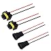 BlyilyB Set2 H11 H8 Pigtail Socket Wiring Harness Harness Female and Male Connector for Headlight Fog Lamp - Image 2