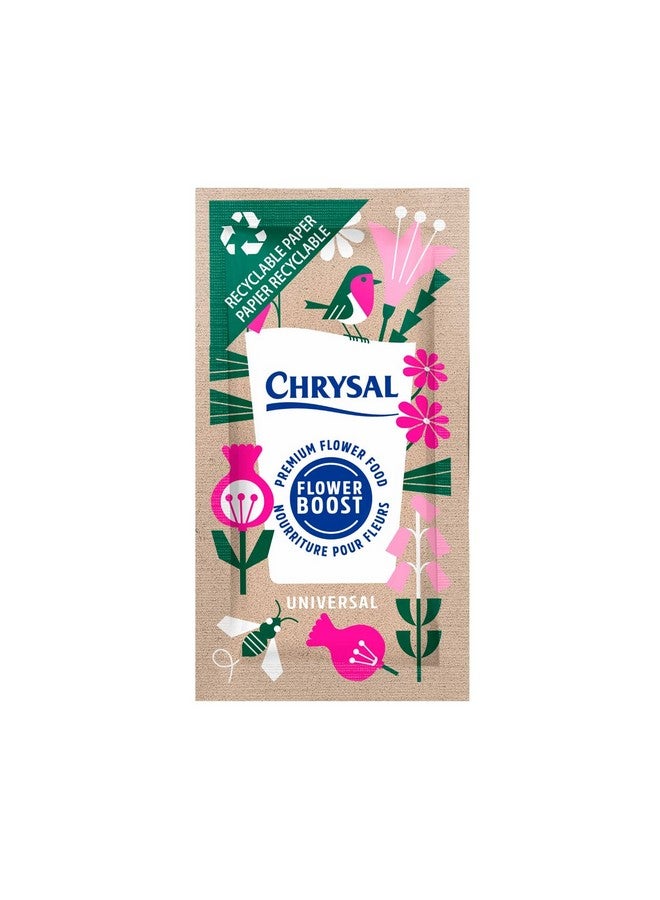 Chrysal Flower Boost - Recyclable Paper Flower Food - Increase Vase Life with Our Floral Supplies for Fresh Flowers - Flower Arrangements Supplies - Ideal Florist Supplies (100 ct) - Image 2