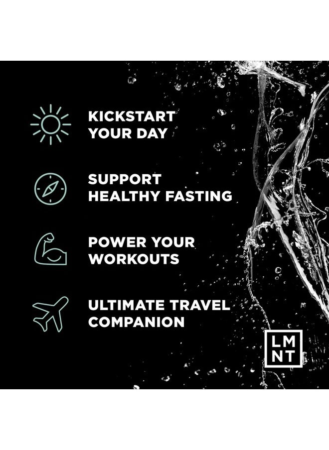 Elemental Labs LMNT Zero Sugar Electrolytes - Raw Unflavored Salt | Drink Mix | 30-Count  - Image 4