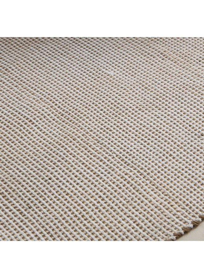 Home Box Azura Blush Cotton Jute Dhurrie 90 x 60 cm  - Image 2