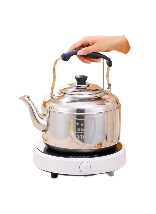 Antibacterial 316 Stainless Steel Kettle Sound Kettle Household Kettle-Colour:[antibacterial Grade 316 Extra Thick] Ten-year Warranty-Capacity:6 Liters - Water Boiling Sound [free Descaling Agent + Cleaning Cloth] - Image 5