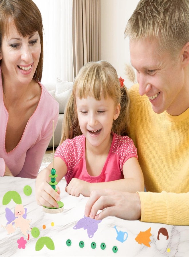 Coola Craft Kit Set for Preschool Kids, Educational Felt & Wood Flower Fairy Kit for Ages 3 4 5 6 7 8, Easy DIY Activity for Boys & Girls, Pack of 6 - Image 4