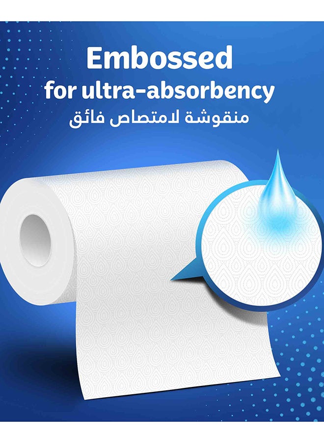 Kleenex Multi Purpose Kitchen Tissue Paper Towel, 2 PLY, 12 Rolls x 90 Sheets, Absorbent Towels for all Surfaces - Image 5