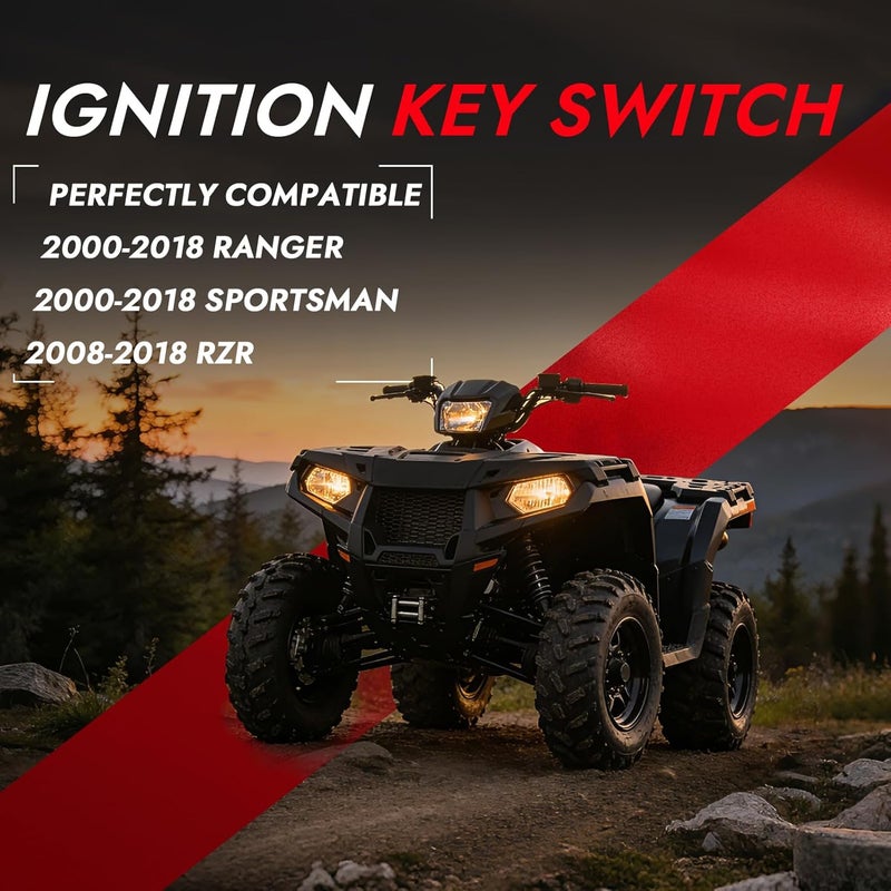 LOCOPOW 4 Pin Ignition Key Switch for Polaris Models - Image 2