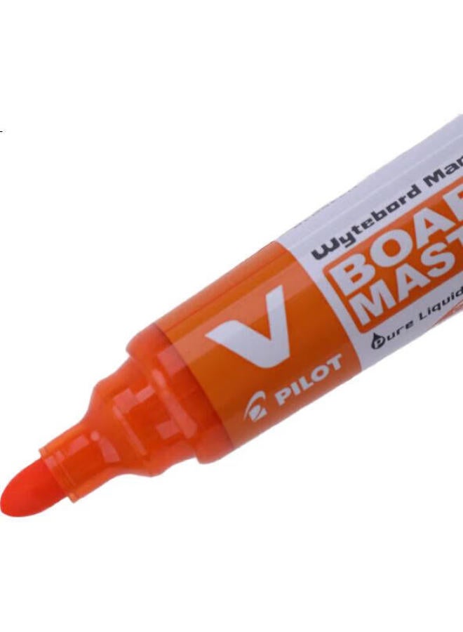 Pilot Whiteboard Marker Large Capacity V-Type Liquid Water-Based Erasable Stationery Wbmavbm-M-L Thick Rod Blue - Image 1