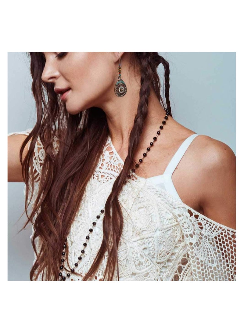 Zikra 4 Pairs Of Vintage Pendant Earrings - Image 2