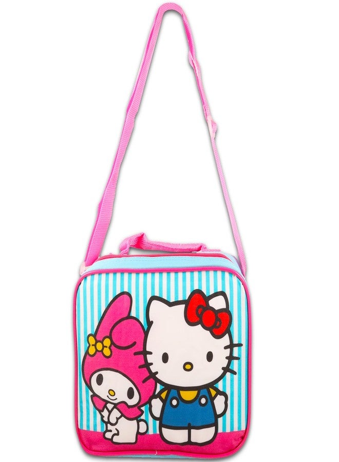 Hello Kitty Lunch Box Set - Bundle with Lunch Bag Plus Stickers, Water Bottle, More | Hello Kitty Food Container School Supplies for Kids - Image 2