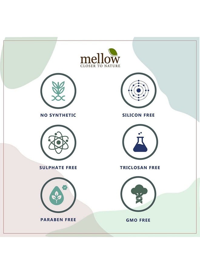 MELLOW Herbals Ayurvedic Sarson Ubtan (100Gm) With Sarson Seed & Cow Milk | Cleanses Pores & Reduces Dark Patches | For Smooth & Toned Skin | Ayush Certified | Gmo, Paraben And Silicone Free  - Image 4