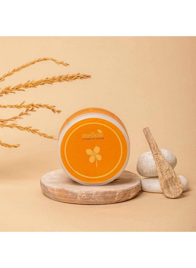 MELLOW Herbals Ayurvedic Sarson Ubtan (100Gm) With Sarson Seed & Cow Milk | Cleanses Pores & Reduces Dark Patches | For Smooth & Toned Skin | Ayush Certified | Gmo, Paraben And Silicone Free  - Image 3