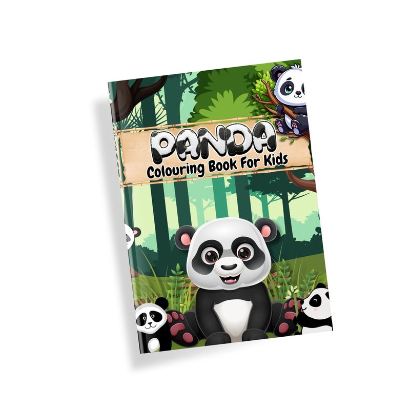 Sakuya Animals Coloring Book for Kids | Animal Coloring Page for Toddlers | Fun Activity for Boys and Girls |Baby Shower Activities-Panda - Image 1