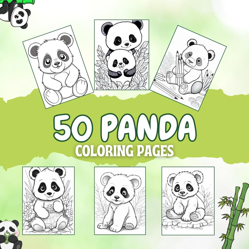 Sakuya Animals Coloring Book for Kids | Animal Coloring Page for Toddlers | Fun Activity for Boys and Girls |Baby Shower Activities-Panda - Image 5