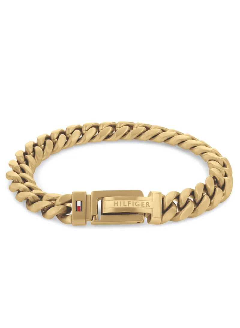 تومي هيلفيغر Tommy Hilfiger Men's Gold Chain Bracelets - 2790434