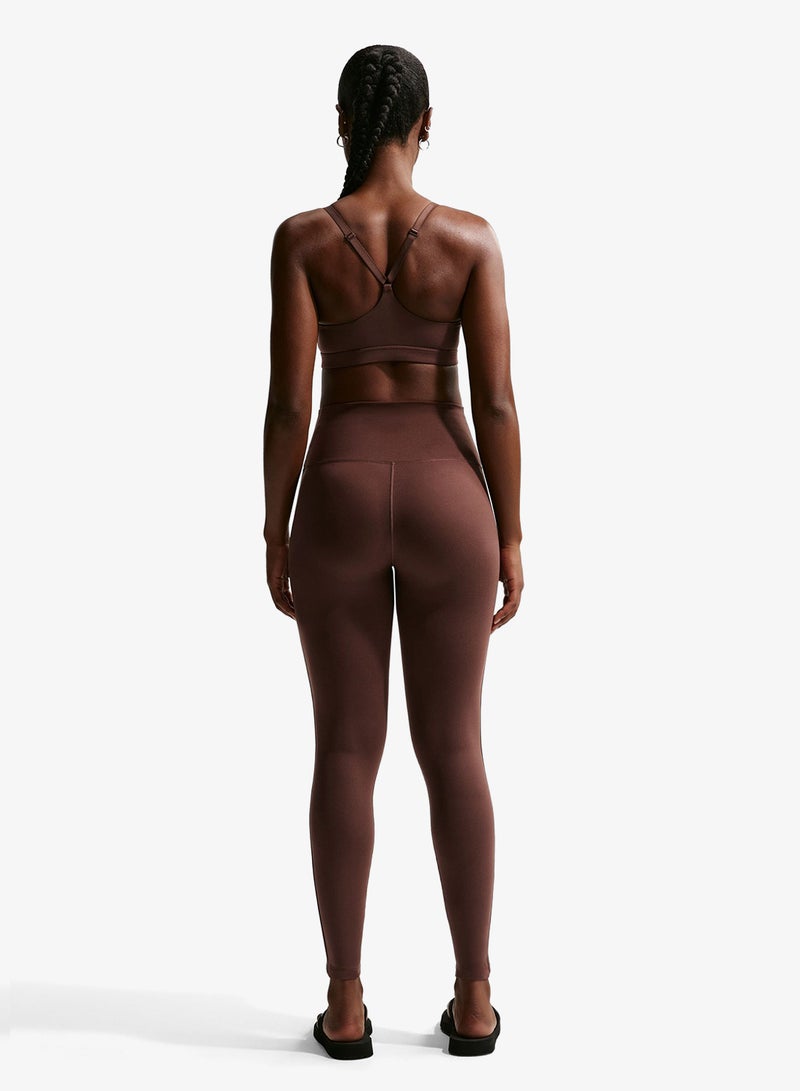 Nike Dri-Fit One High-Rise Seamless Glossy Tights - Image 2