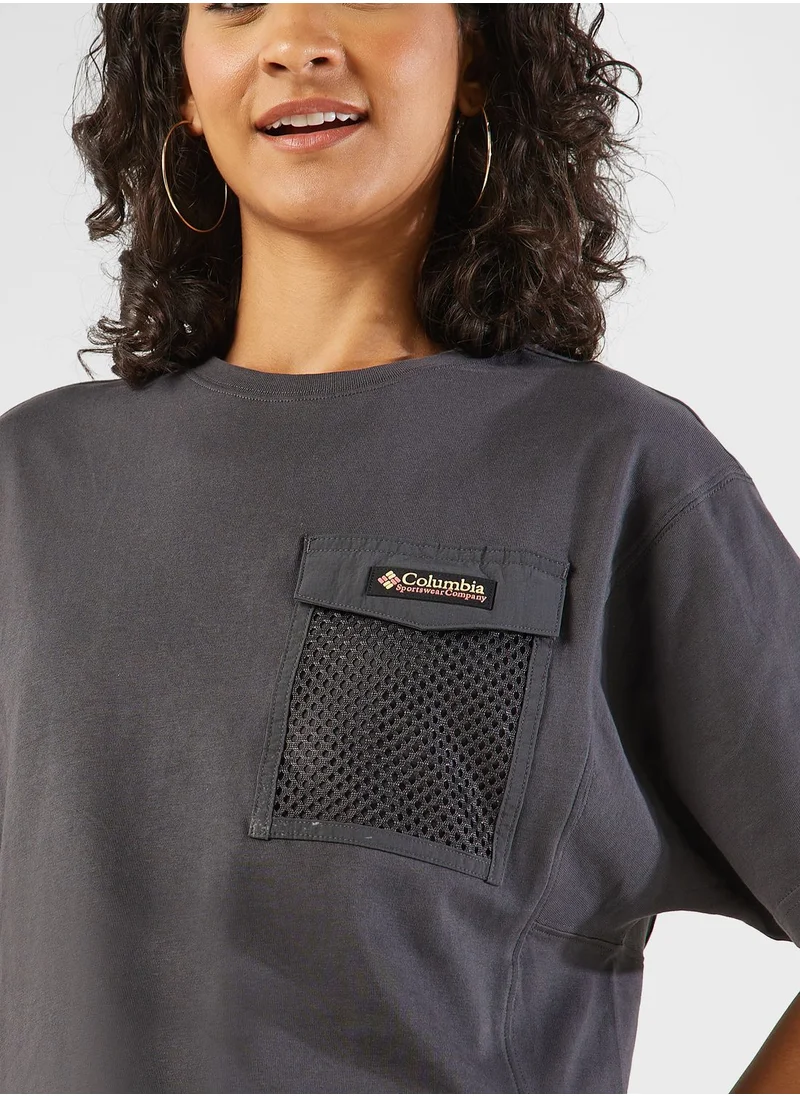 Columbia Painted Peak Knit Cropped T-Shirt
