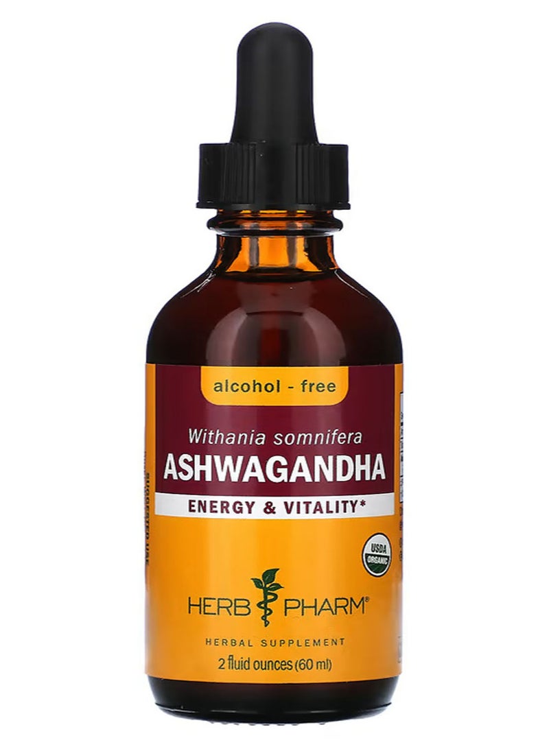 HERB PHARM Ashwagandha , 2 fl oz (60 ml) (833 mg per Serving) - Image 1