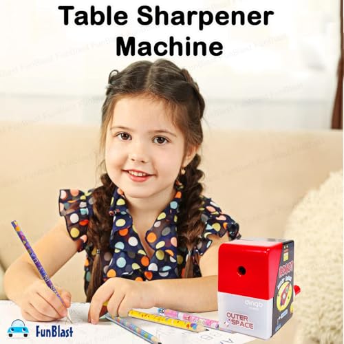 FunBlast Sharpener for Kids – Pencil Sharpeners for Kids Boys & Girls School Kit and Office Stationary Items, Stationary Kit, Table Sharpeners Machine, Birthday Return Gift (Robot Sharpener) - Image 4