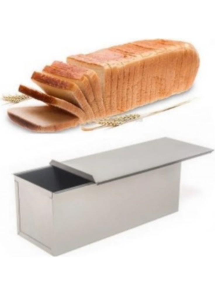 Nar Kalıp Pomegranate Mold Narkalıp Narkalıp Baton Toast & Bread Mold Stainless Steel with Lid 10 x 10 x 25 cm  - Image 2