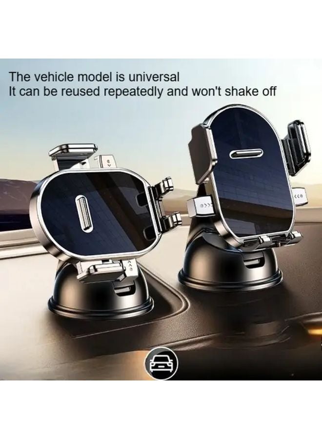 360 Degrees Rotating Car Phone Holder With Nano Suction Cup For Dashboard Air Vent - Image 4