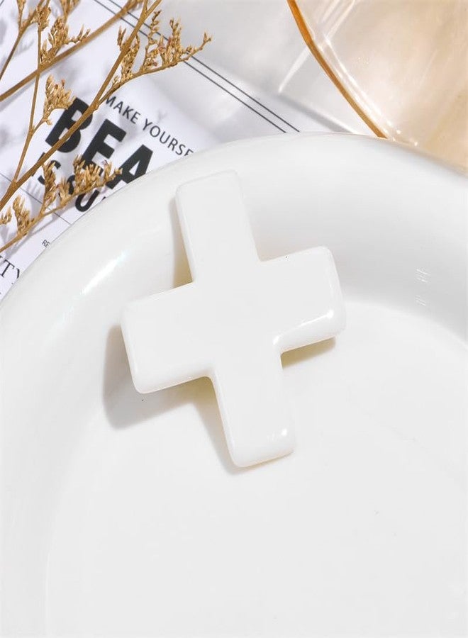 BBTDIN Halloween Cross Hair Clips Women Girls Resin Cross Hair Pin Halloween Goth Cross Hair Clips BHWH15 (3 Pcs Set) - Image 4