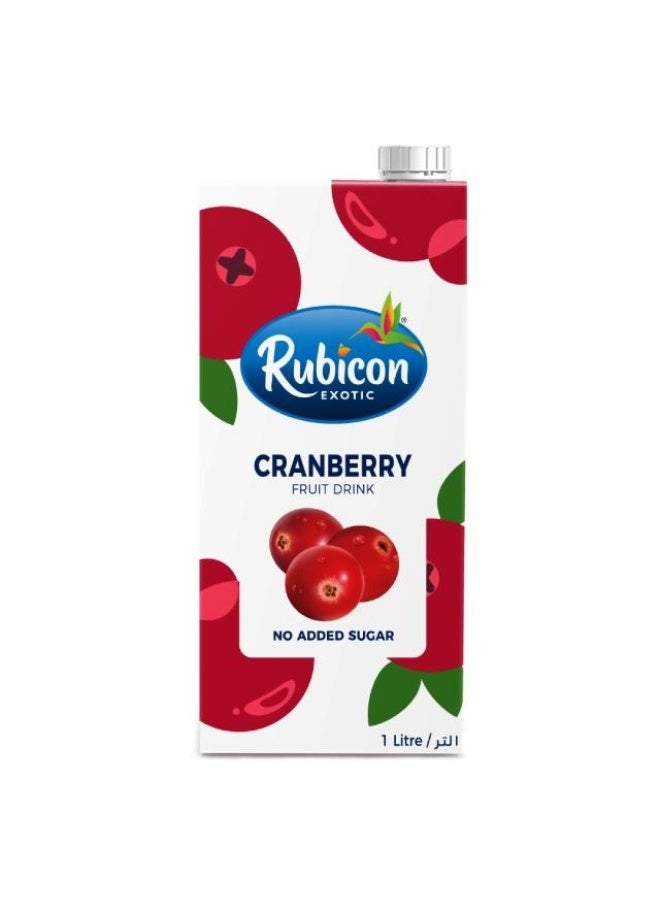 Cranberry Juice, No Added Sugar - 1L, UK