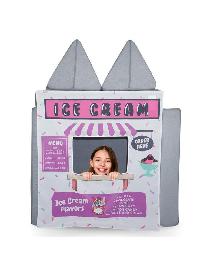 Couch Swag Play Panel for Childrens Foam Sofa Kids Couch (Ice Cream Store) - Image 1