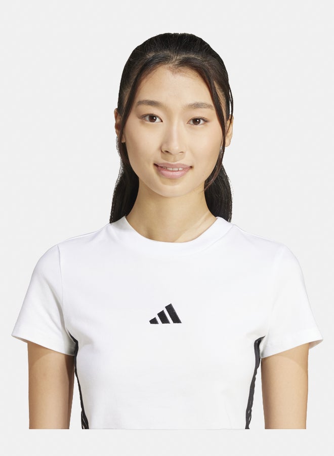 Adidas Essentials 3-Stripes Slim Baby T-Shirt  - Image 3