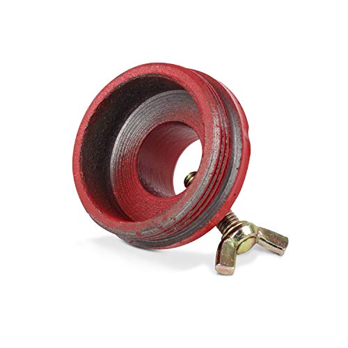 TERA PUMP 2 Inch Heavy Duty Steel Bung Adaptor for Rotary Crank Hand Drum Barrel Pump Compatible with TRWS25 Compatible with Most Crank Barrels - Image 4