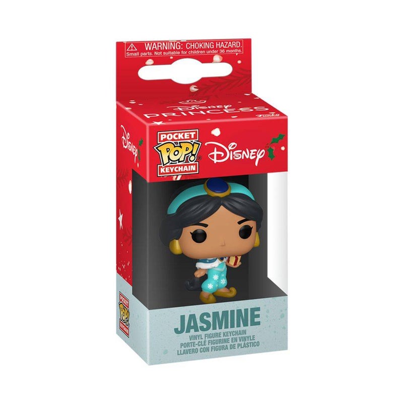 Funko Pocket POP! Disney Aladdin Jasmine (Winter Outfit) Vinyl Keychain (10.2 cm) - Image 1