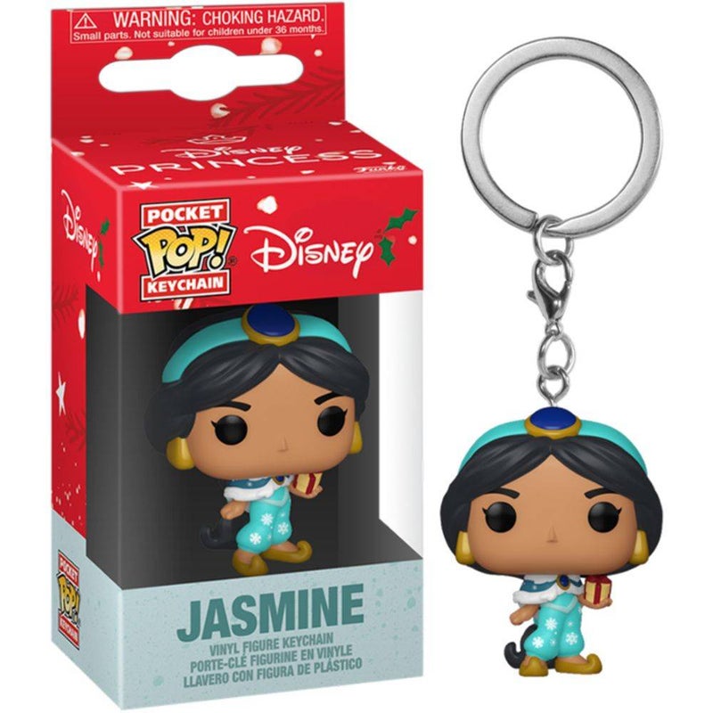 Funko Pocket POP! Disney Aladdin Jasmine (Winter Outfit) Vinyl Keychain (10.2 cm) - Image 2