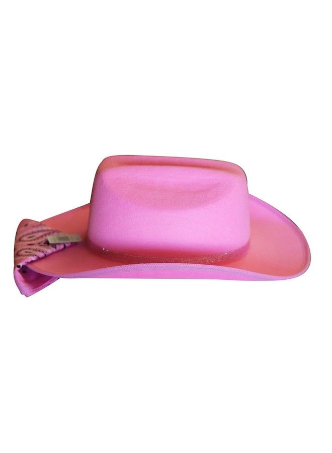Aeromax Junior Cowboy Hat With Bandanna Pink - Image 5