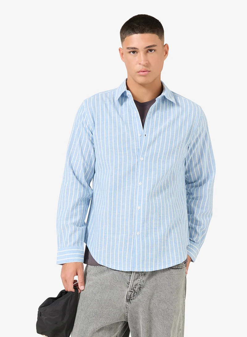 سفنتي فايف قميص كلاسيكي بقصة عادية