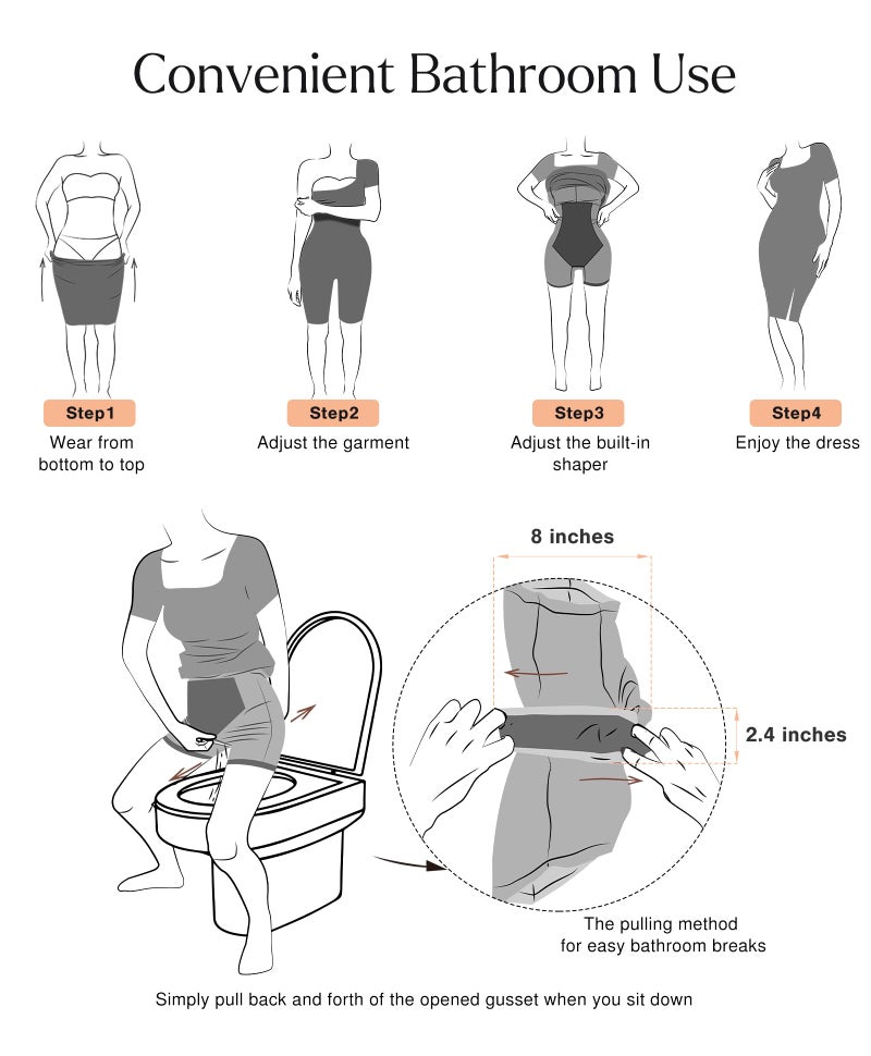 Popilush Black Summer Cocktail Midi Dresses for Women Shapewear Bodycon Short Sleeve Square Neck Dress - Image 4