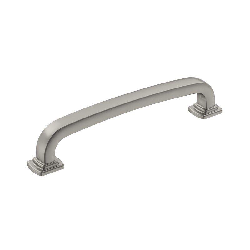 Amerock | Cabinet Pull | Satin Nickel | 5-1/16 Inch (128 Mm) Center-To-Center | Surpass | 1 Pack | Drawer Pull | Cabinet Handle | Cabinet Hardware - Image 1