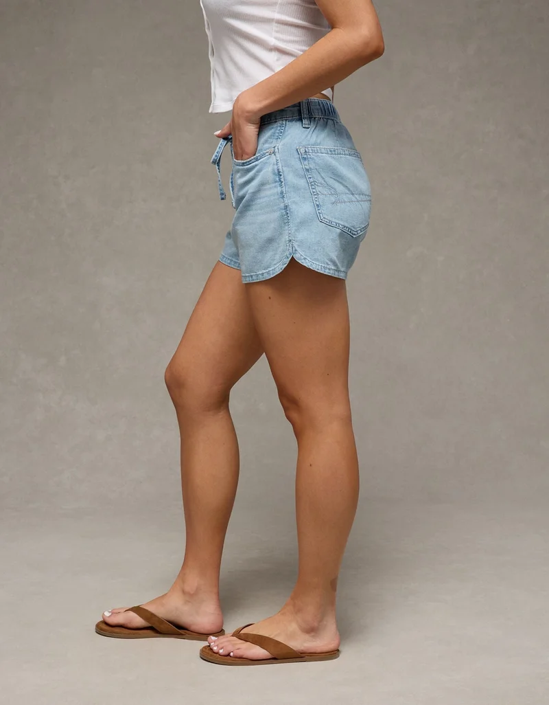 American Eagle  AE Stretch Low-Rise Beachy Baggy Short for Women | Best Price UAE