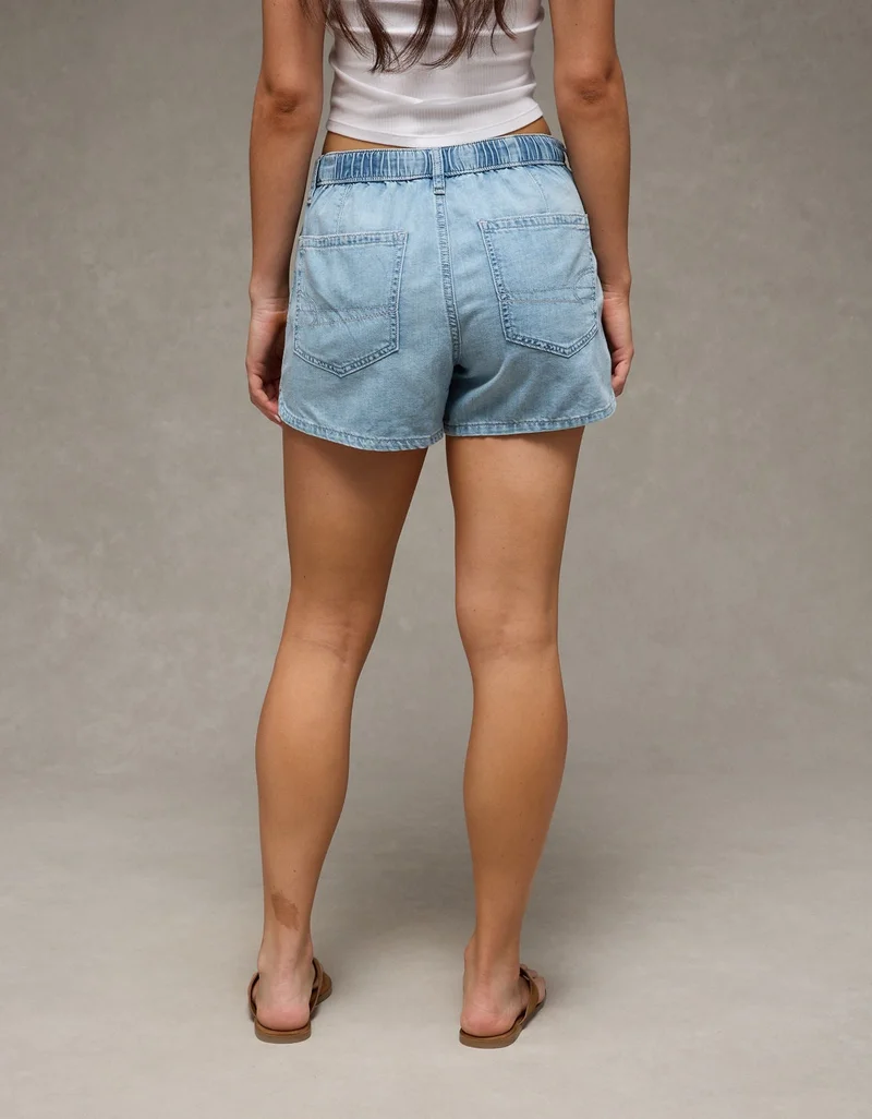 American Eagle  AE Stretch Low-Rise Beachy Baggy Short for Women | Best Price UAE
