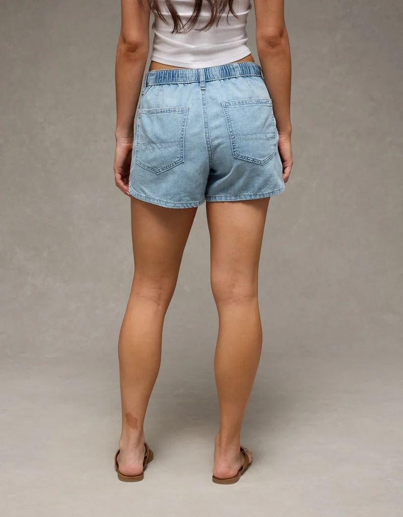 American Eagle  AE Stretch Low-Rise Beachy Baggy Short for Women | Best Price UAE
