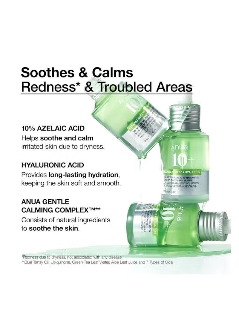 Anua Wonder Anua Azelaic Acid 10% + Hyaluronic Acid Serum – Redness Soothing & Acne-Calming – Korean Made - Image 3