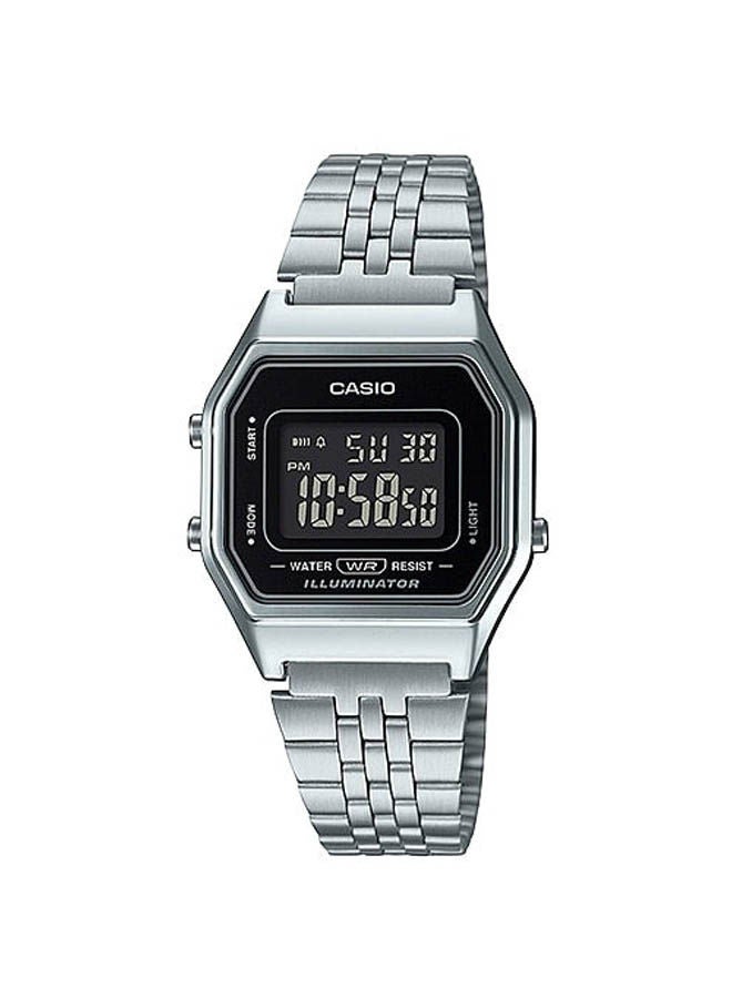 كاسيو ساعة يد من ستانلس ستيل رقمي LA680WA-1BDF - Image 1