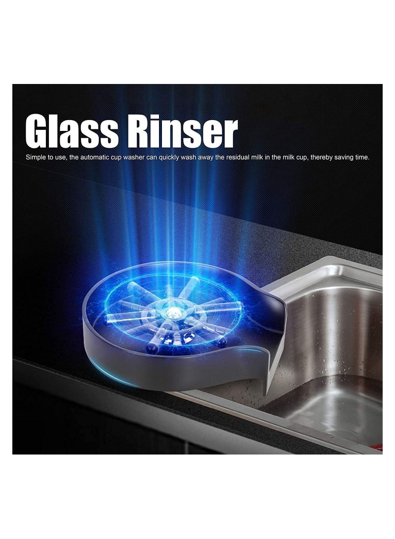 Cup washing machine suitable for cleaning bottles in the kitchen sink with a stain-proof design, automatic washing machine for rinsing bottles and cups, kitchen sink accessories - Image 4