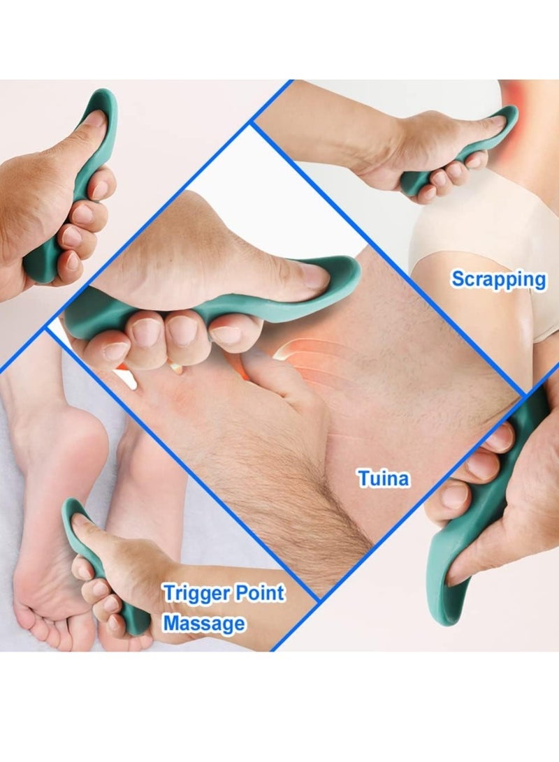 general Manual Trigger Point Massage Tool and Thumb Saver for Full Body Deep Tissue Massage, with 3-Legged Massage Knobs, Stress Relief - Image 4