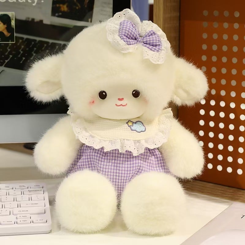 Bitixiong Paopao Series Cute Sheep Plush Toy Stuffed Animal for Girls Birthday Gift - Image 2