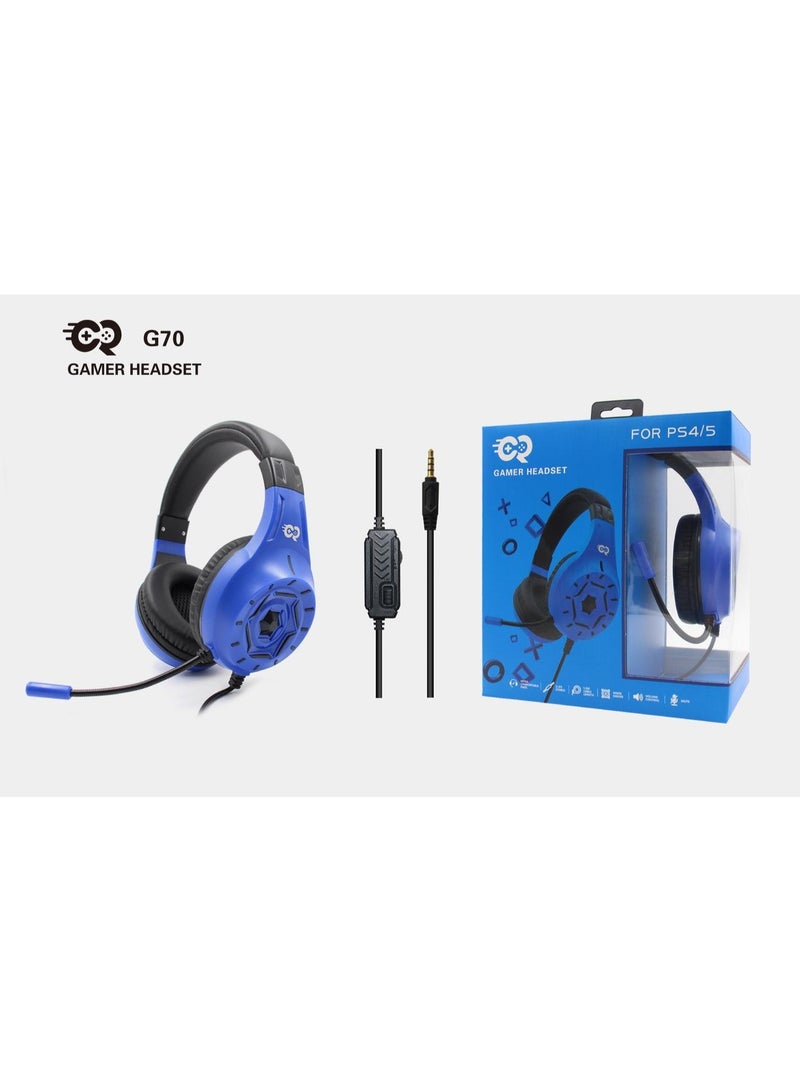 Gamer Headset CRG70 Blue