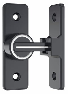 Excefore 90 Degree Right Angle Door Lock, Heavy Duty Flip Door Latch Bolt Lock cam Lock Door and Window Push-Pull Lock Rod Bolt barn Push-Pull Door Lock (Luminous Tone)  - Image 1